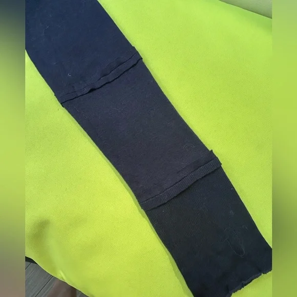 NWT: Anthropologie Tiny Brand Blue V Neck Cardigan with Lace Detail - Picture 7 of 7